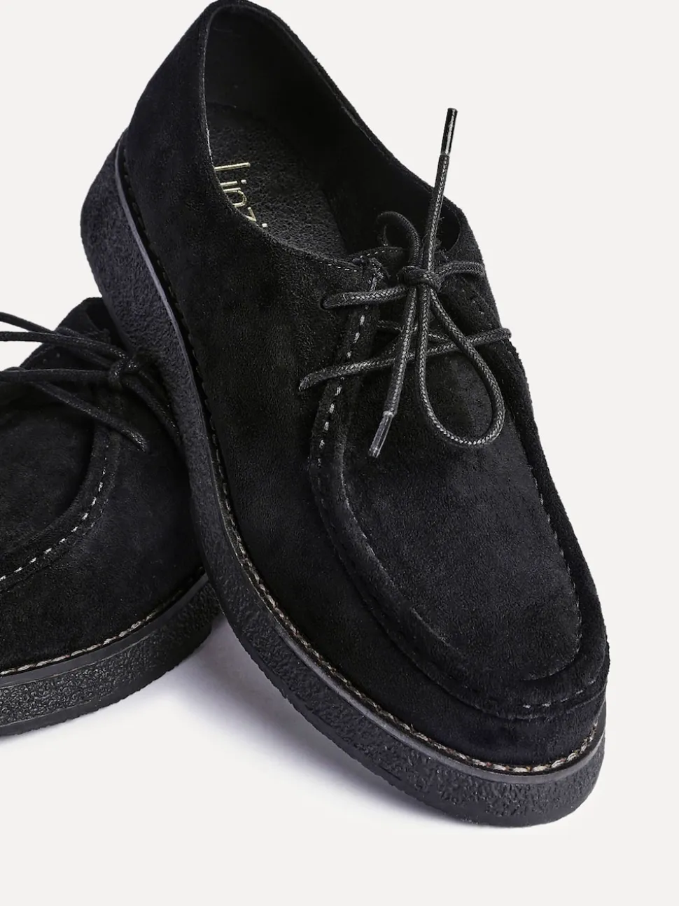 Zwart - Linzi Perth Laced Chunky Loafers