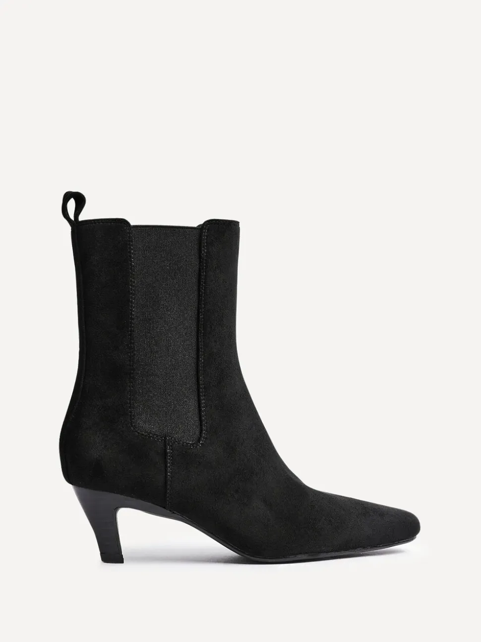 Zwart - Linzi Ritual Kitten Heeled Chelsea Boots