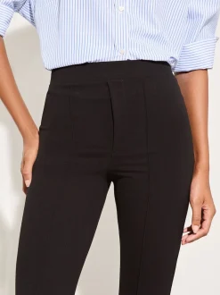 Zwart - Lipsy - Contour flare bootleg-broek met hoge taille