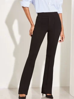 Zwart - Lipsy - Contour flare bootleg-broek met hoge taille