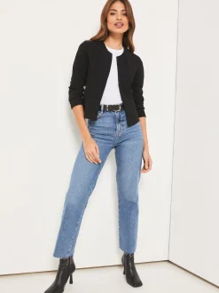 Zwart - Lipsy - Kraagloze korte blazer