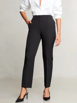 Zwart - Lipsy broek op maat met toelopende pijpen
