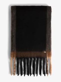 Zwart - Lipsy Cosy geborstelde sjaal