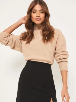 Zwart - Lipsy minirok met zijsplit