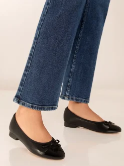 Zwart - Lipsy Patent Toecap Ballerinas