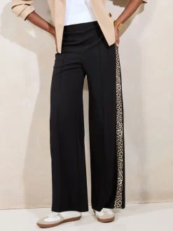 Zwart - Lipsy Printed Side Stripe Trousers