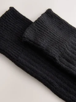 Zwart - Longline Slouchy Socks 1 Pack