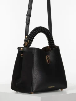 Zwart - Luella Grey Catherine Woven Handle Cross-Body Bag