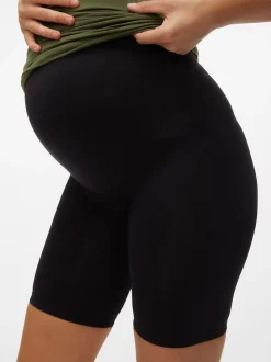 Zwart - Mamalicious Maternity Seamless Leggings