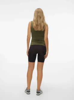 Zwart - Mamalicious Maternity Seamless Leggings