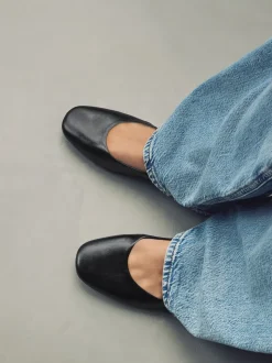 Zwart - Mary Jane-schoenen met ronde neus