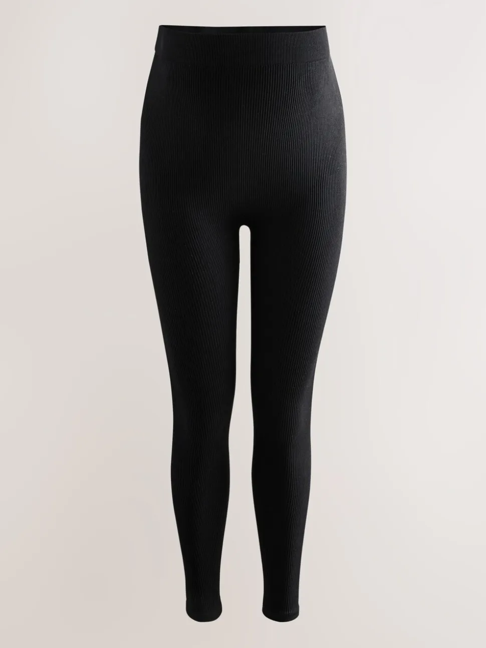 Zwart - Maternity Ribbed Seamless Leggings