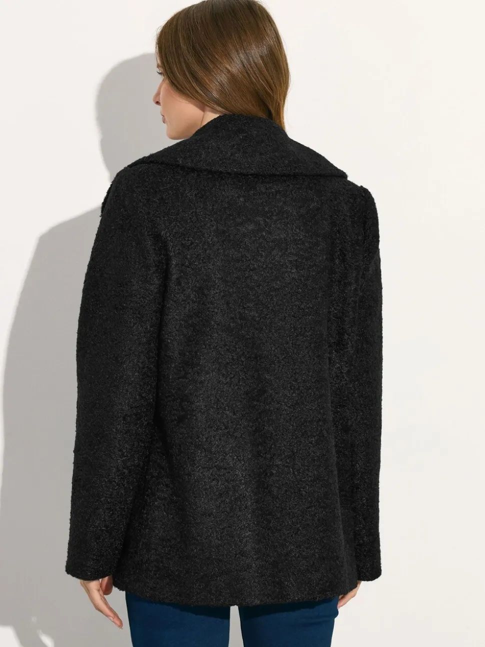 Zwart - M&Co Boucle Peacoat