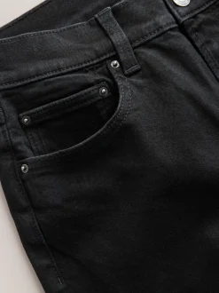 Zwart - Mid Rise Stretch Bootcut Jeans