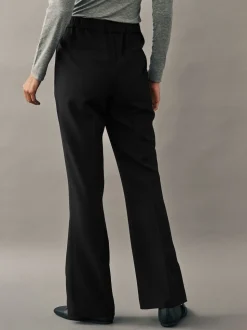Zwart - Modieus gesneden bootcut broek