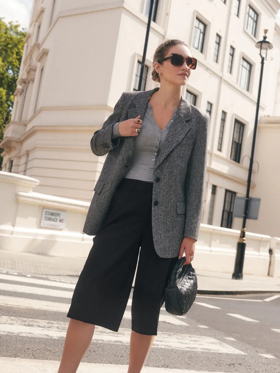 Zwart - Modieuze lange shorts