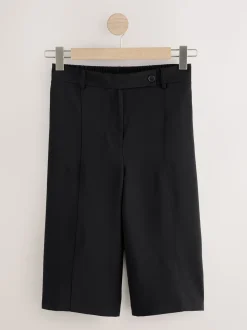 Zwart - Modieuze lange shorts