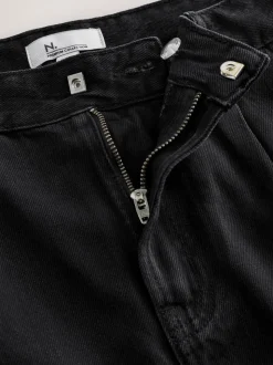 Zwart - N. Premium Palazzo-jeans met wijde pijpen