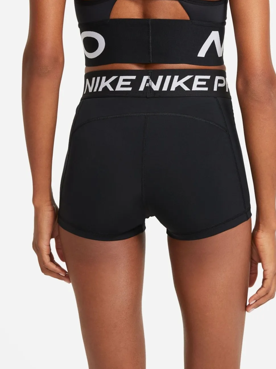 Zwart - Nike - Pro short van 3 inch