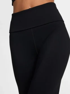 Zwart - Nike One hoge taille wijde pijp leggings