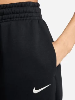 Zwart - Nike oversized Phoenix joggingbroek van fleece met hoge taille