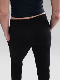Zwart - Nike Phoenix fleece joggingbroek met halfhoge taille