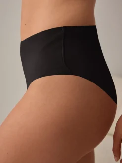 Zwart - No VPL Tummy Control Shaping Knickers