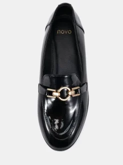 Zwart - Novo CELESTE Ring Trim Loafers