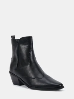 Zwart - Novo Diablo Low Heel Western Boots