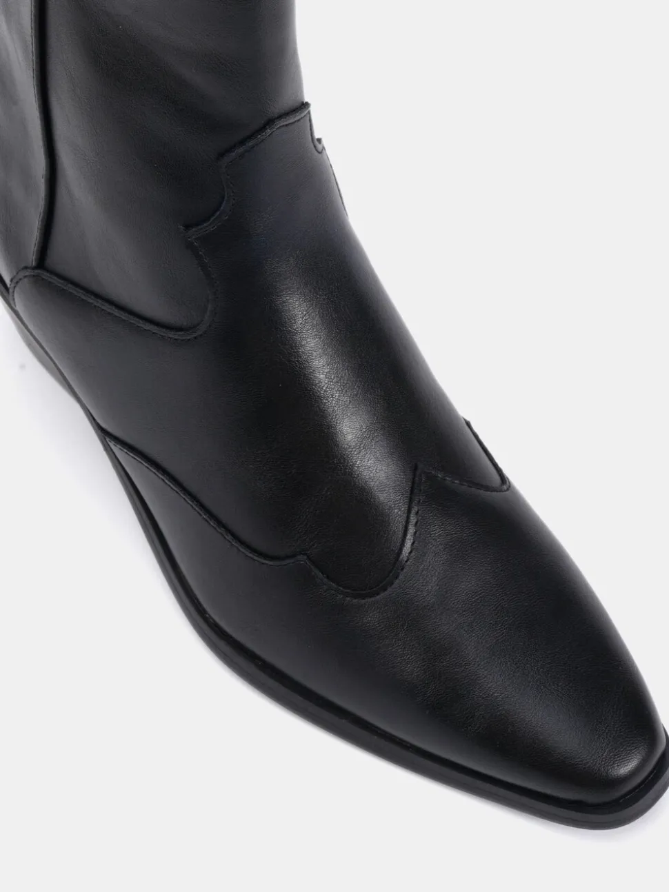 Zwart - Novo Diablo Low Heel Western Boots