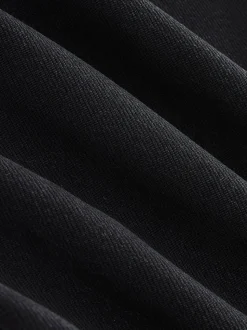 Zwart - N.Premium High Rise Culotte Jeans