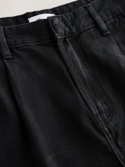 Zwart - N.Premium High Rise Culotte Jeans