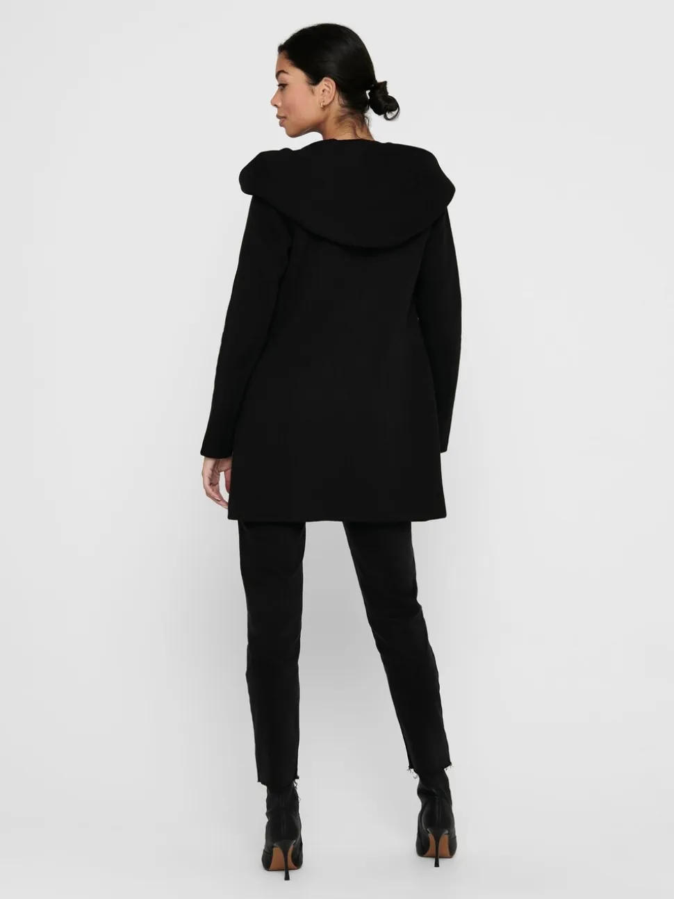 Zwart - Only - Nette jas met capuchon