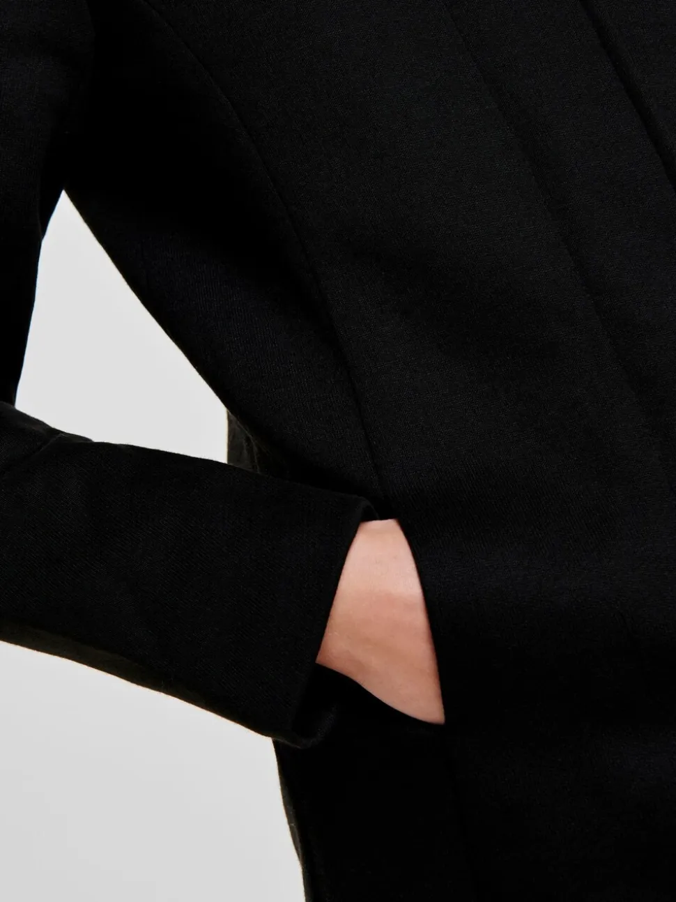 Zwart - Only - Nette jas met capuchon