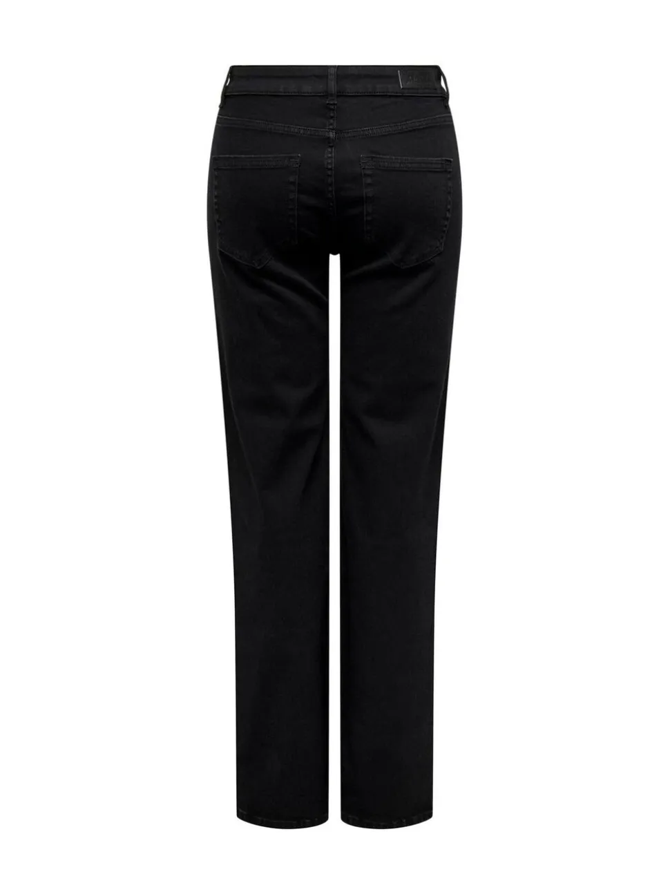 Zwart - ONLY Blush Mid Rise Straight Leg Jeans With Super Stretch