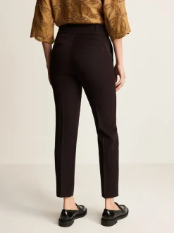 Zwart - Op maat gesneden smalle broek