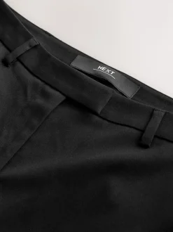 Zwart - Op maat gesneden smalle broek