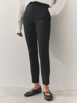 Zwart - Op maat gesneden skinny broek