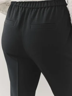 Zwart - Op maat gesneden skinny broek