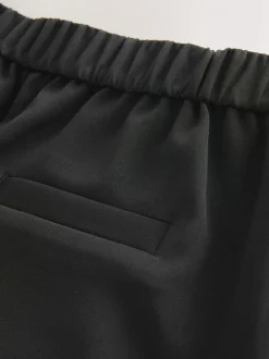 Zwart - Op maat gesneden skinny broek