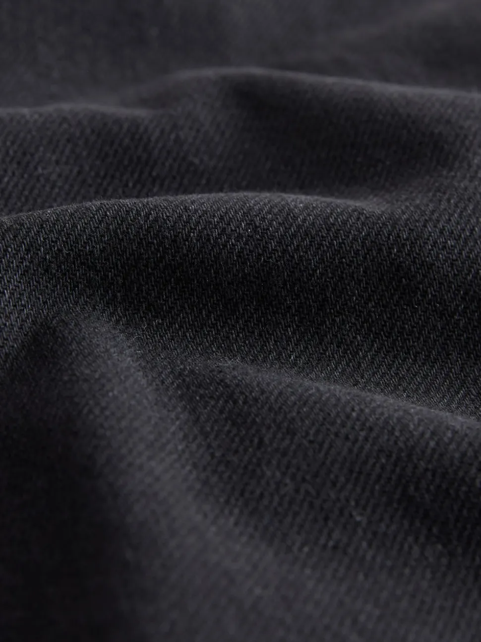 Zwart - Oversized denim overhemd
