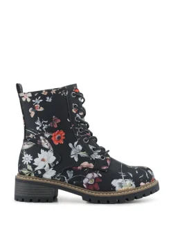 Zwart - Pavers Wide Fit Lace-Up Ankle Boots