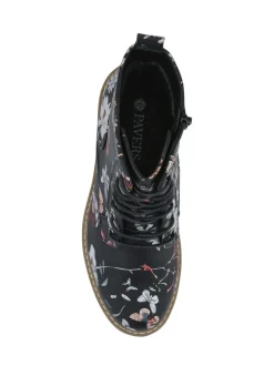 Zwart - Pavers Wide Fit Lace-Up Ankle Boots