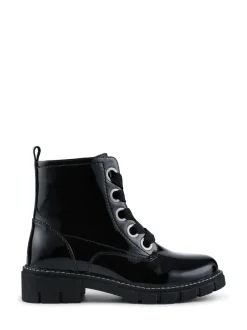 Zwart - Pavers Wide-Fit Chunky Ankle Boots