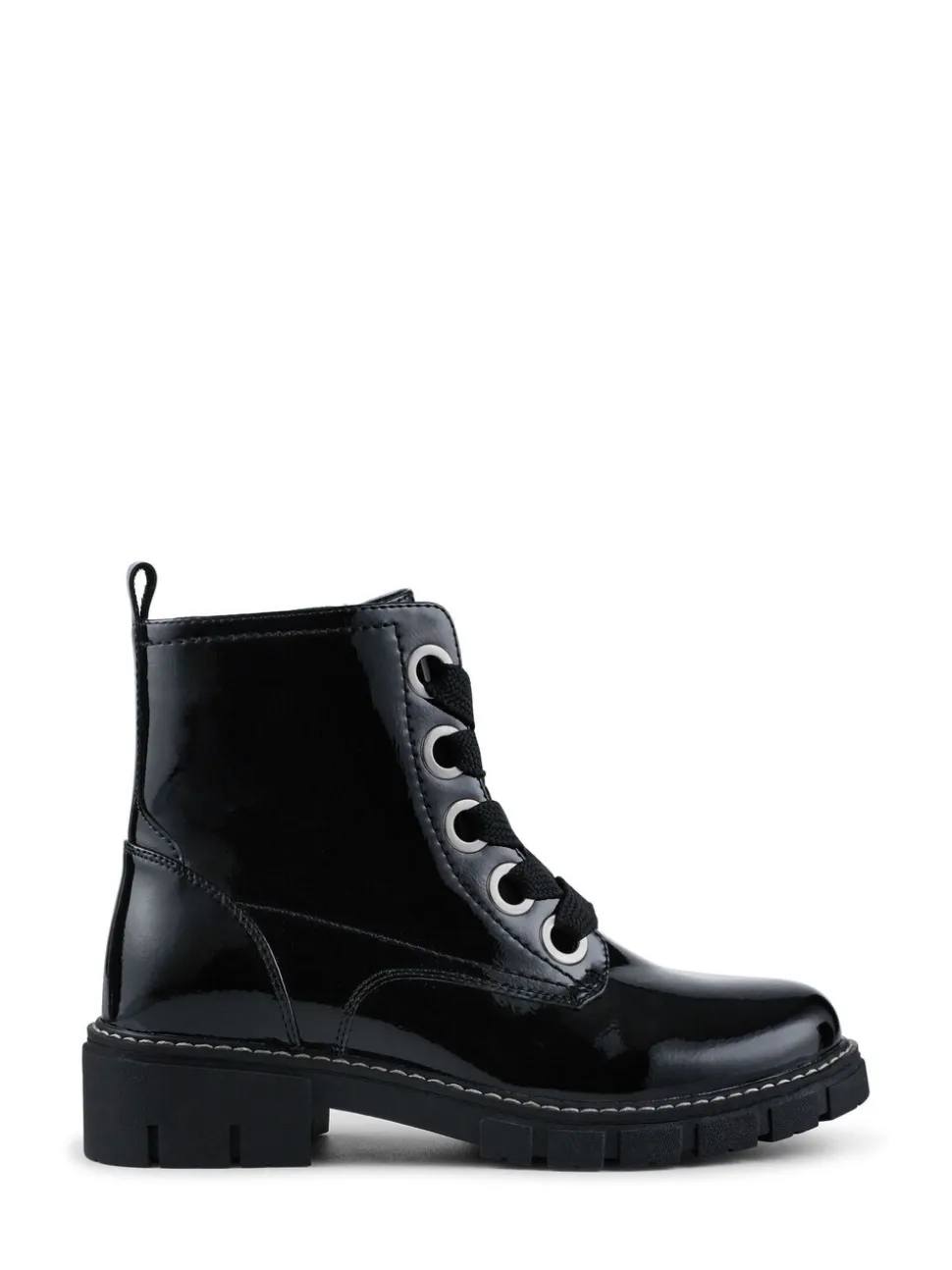 Zwart - Pavers Wide-Fit Chunky Ankle Boots