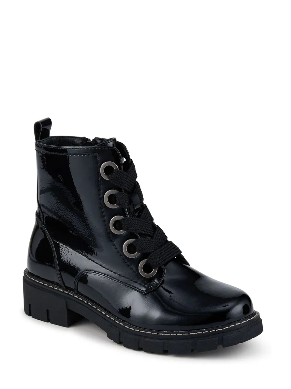 Zwart - Pavers Wide-Fit Chunky Ankle Boots