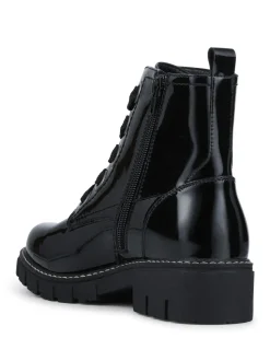 Zwart - Pavers Wide-Fit Chunky Ankle Boots