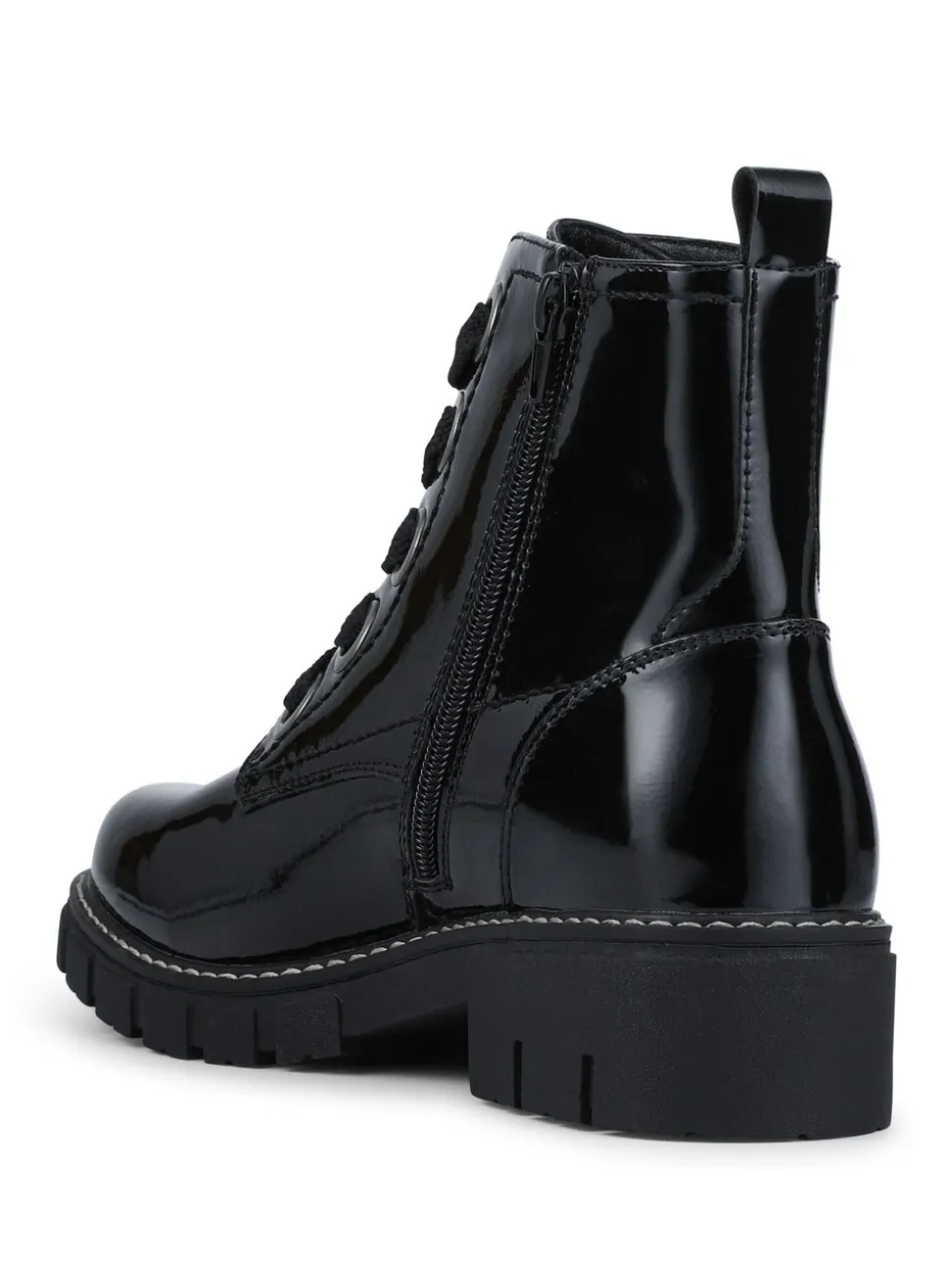 Zwart - Pavers Wide-Fit Chunky Ankle Boots