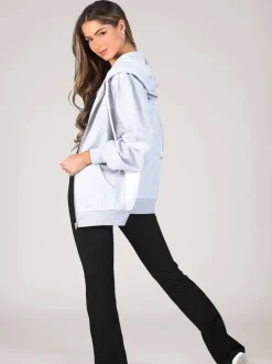 Zwart - Pineapple - Jersey bootcut-broek voor dames