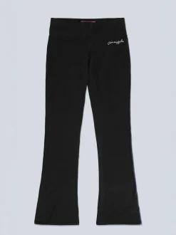 Zwart - Pineapple - Slim-fit jersey broek